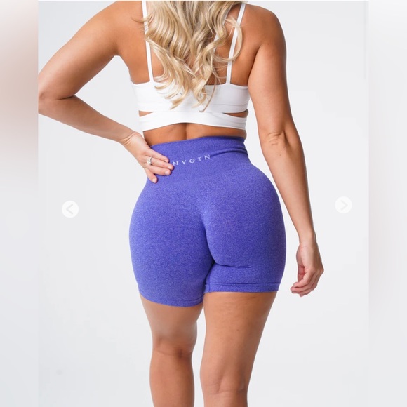 Electric blue pro seamless nvgtn shorts - Picture 2 of 6